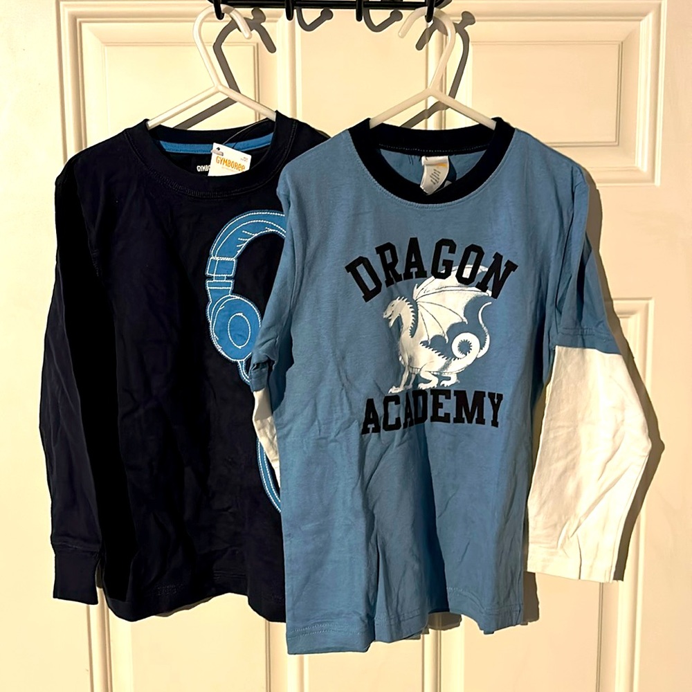 2 long sleeve Gymboree shirts